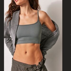 FP Movement by Free People Ribbed Brami - Gray